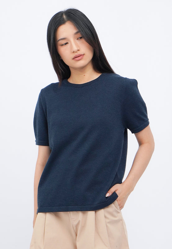 Puff Sleeve Knit Top