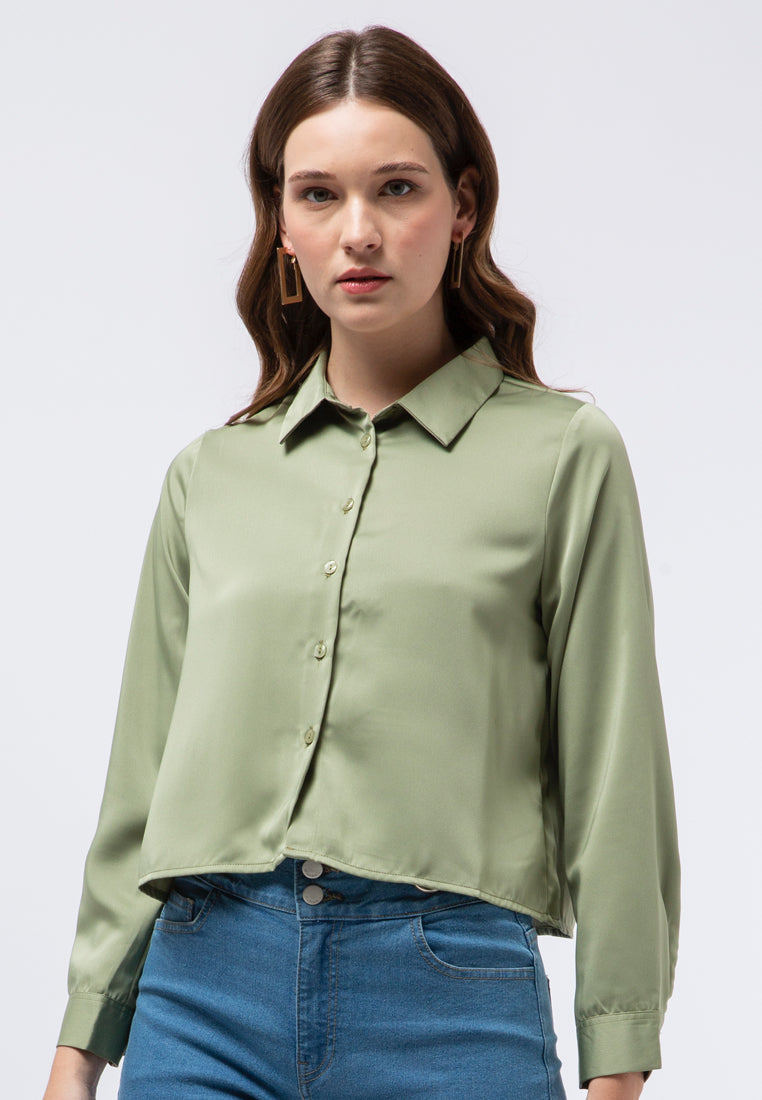 Boxy Crop Blouse