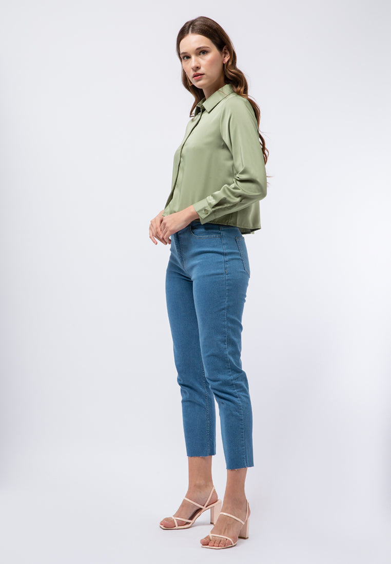 Boxy Crop Blouse