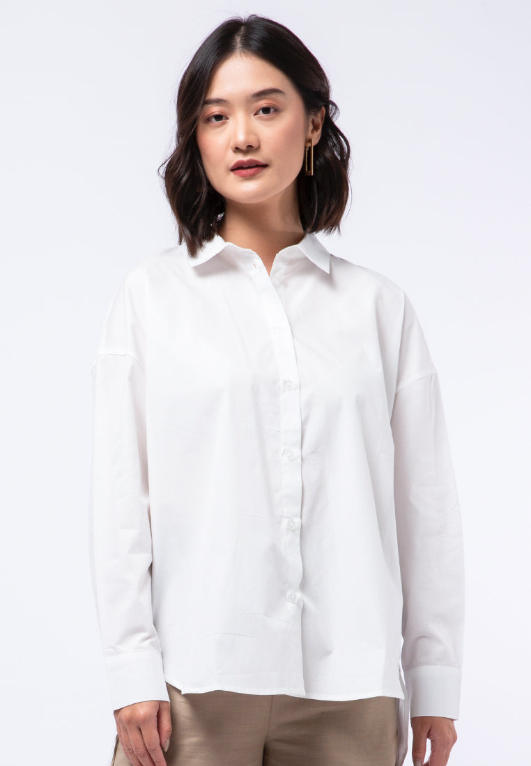 Oversized Long Sleeve Blouse