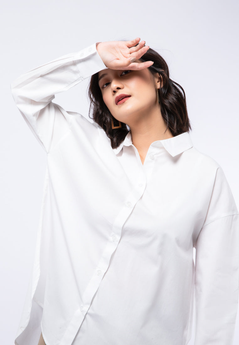 Oversized Long Sleeve Blouse