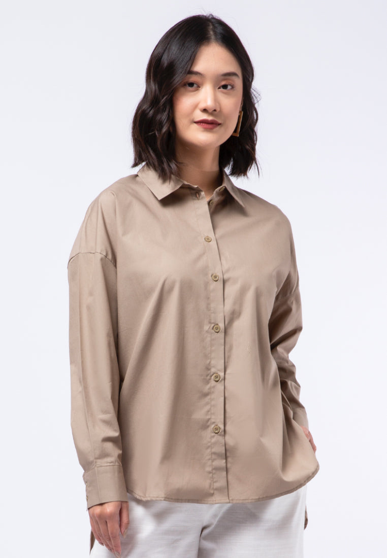 Oversized Long Sleeve Blouse