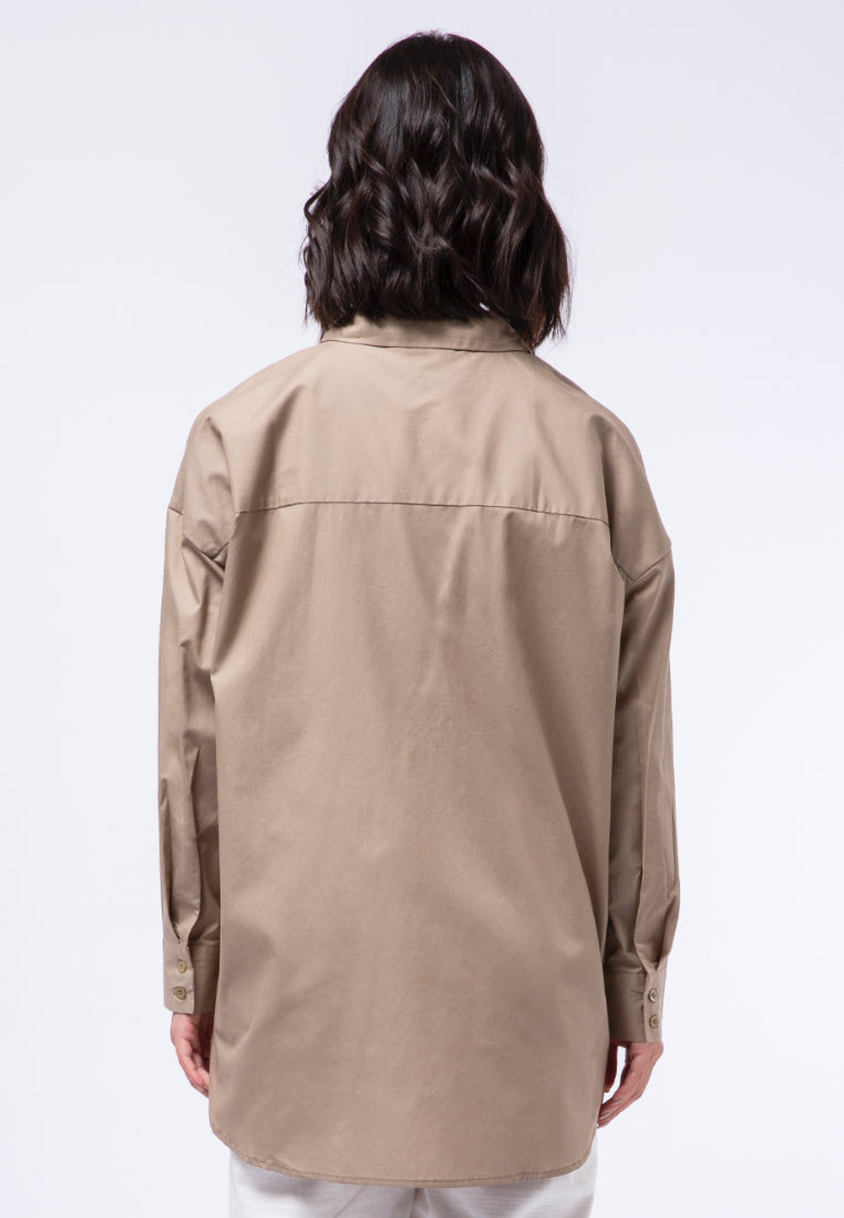 Oversized Long Sleeve Blouse