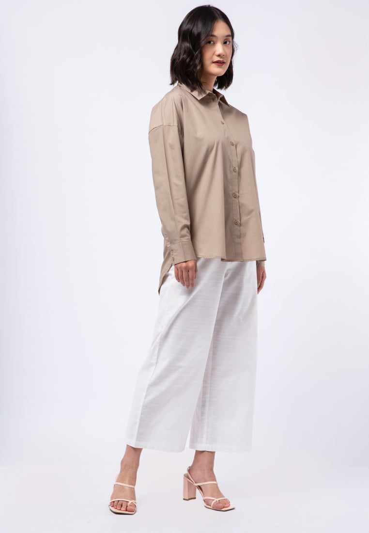 Oversized Long Sleeve Blouse