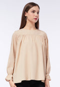 Long Sleeve Blouse with Ruffle Details