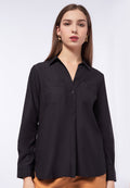 Long Sleeve Loose Blouse