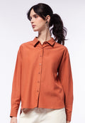 Long Sleeve Blouse with Hi-Lo Details
