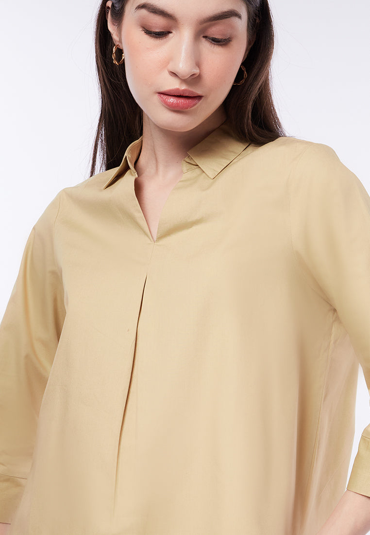 Basic 3/4 Sleeves Blouse