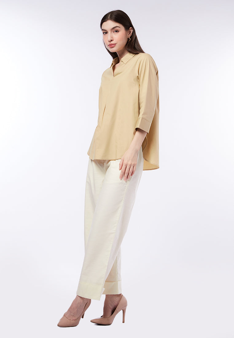Basic 3/4 Sleeves Blouse