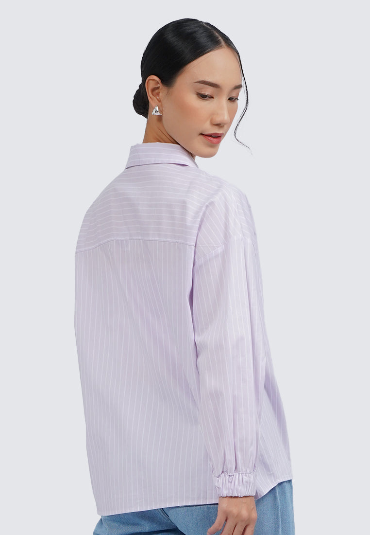 Long Sleeve Stripes Shirt