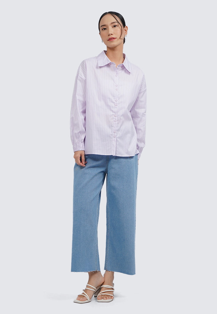 Long Sleeve Stripes Shirt