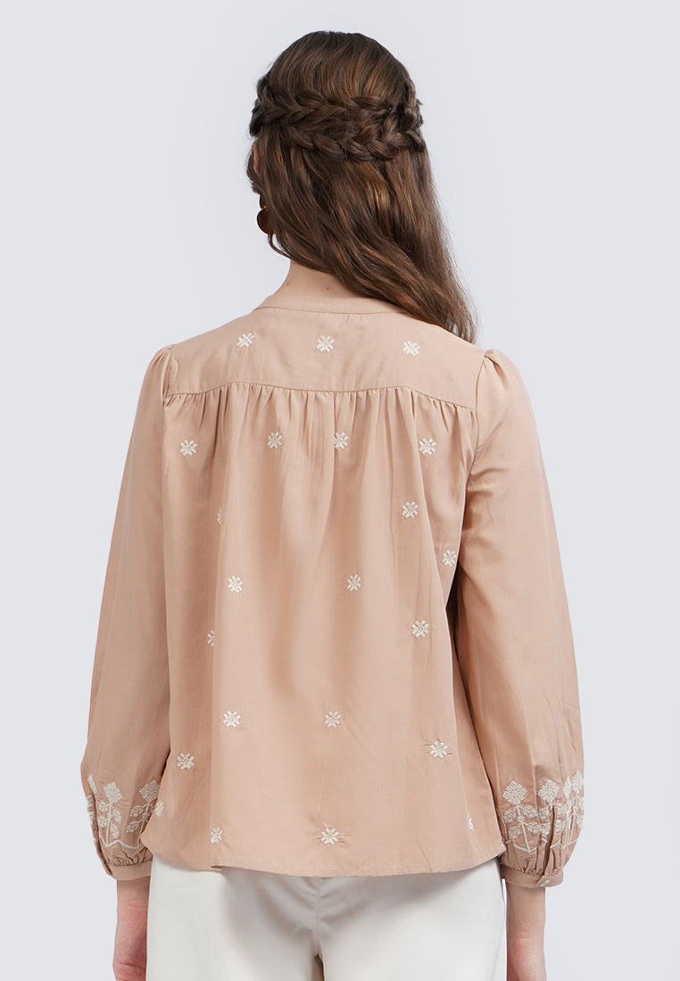 Long Sleeve Boho Blouse