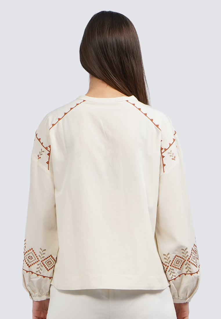 Long Sleeve Boho Blouse