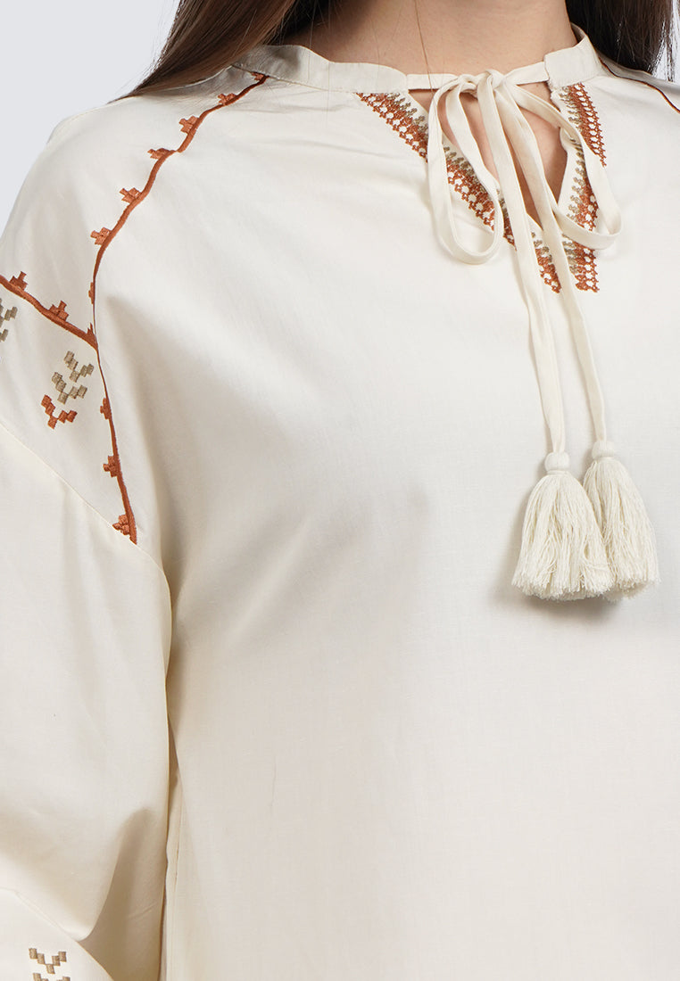 Long Sleeve Boho Blouse