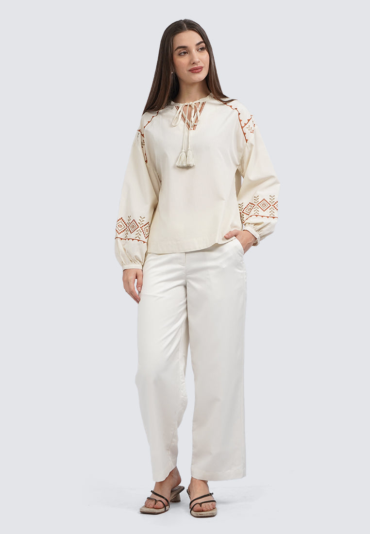 Long Sleeve Boho Blouse