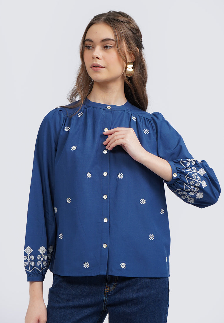 Long Sleeve Boho Blouse