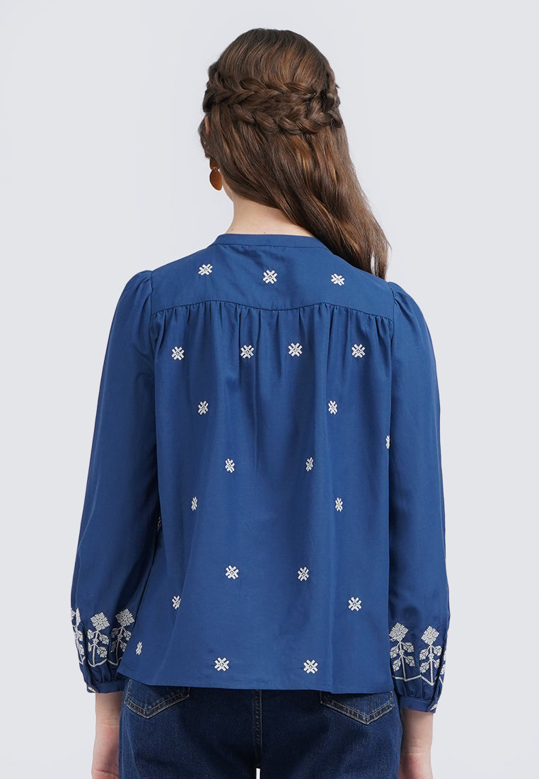 Long Sleeve Boho Blouse
