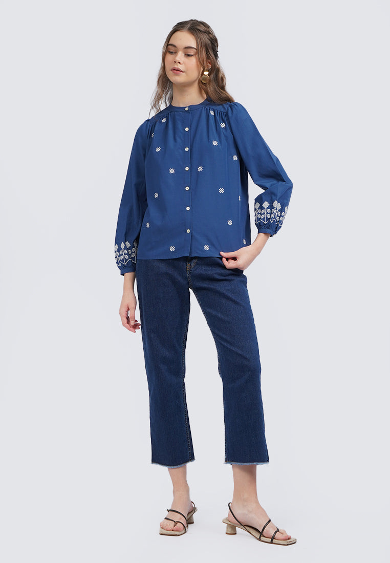 Long Sleeve Boho Blouse