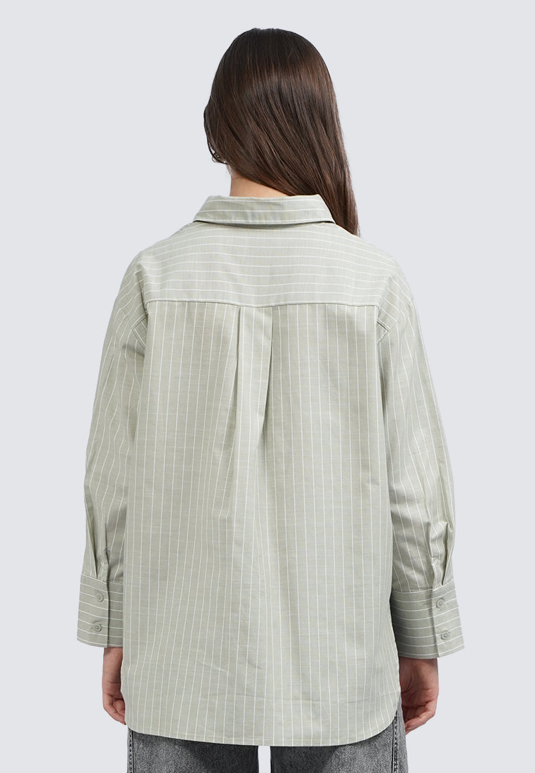 Long Sleeve Stripes Shirt