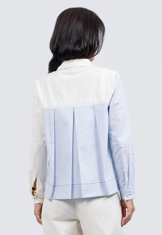 V-Neck Long Sleeve Shirt