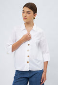 3/4 Sleeve Loose Blouse