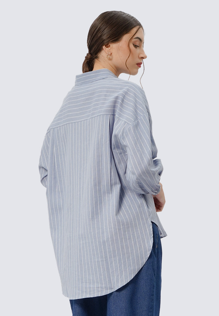 Long Sleeve Stripes Shirt
