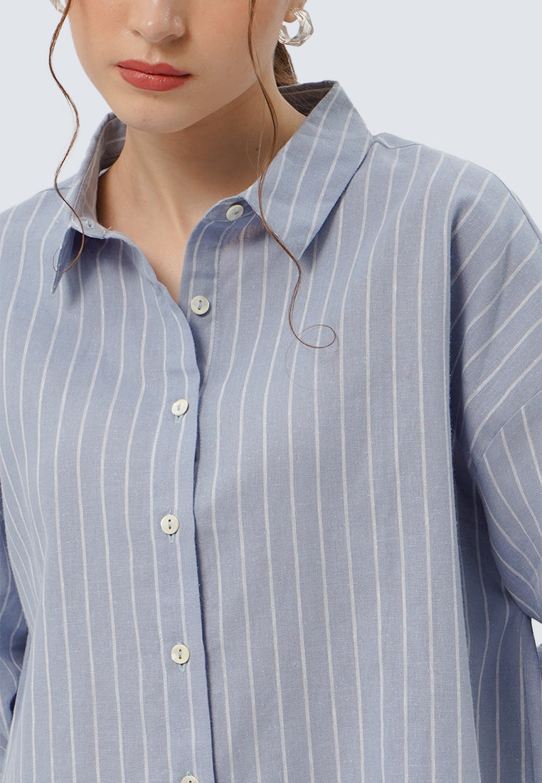 Long Sleeve Stripes Shirt