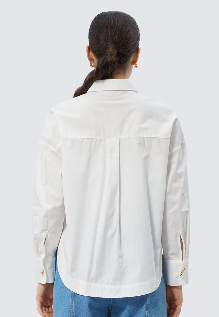 Regular Fit Long Sleeve Blouse