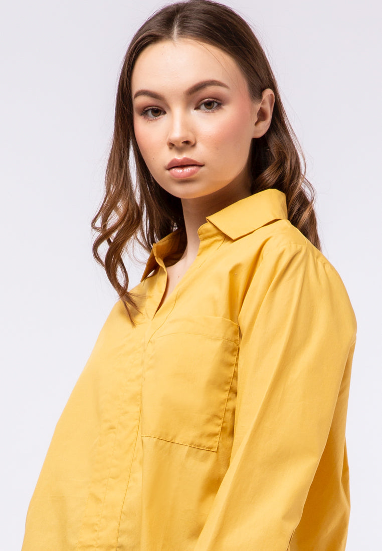 Wide Sleeves Loose Blouse