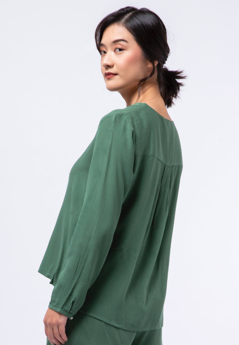 Long Sleeve Loose Blouse