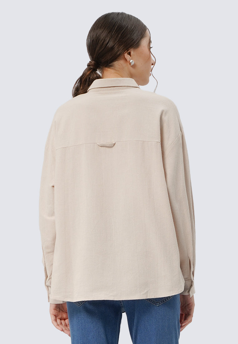 Embroidered Long Sleeve Blouse