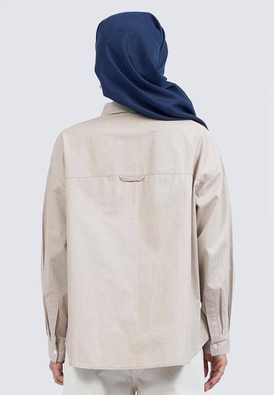 Embroidered Long Sleeve Linen Shirt