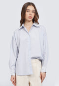 Blouse with Embroidered Collar