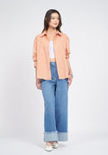 Long Sleeve Stripes Blouse