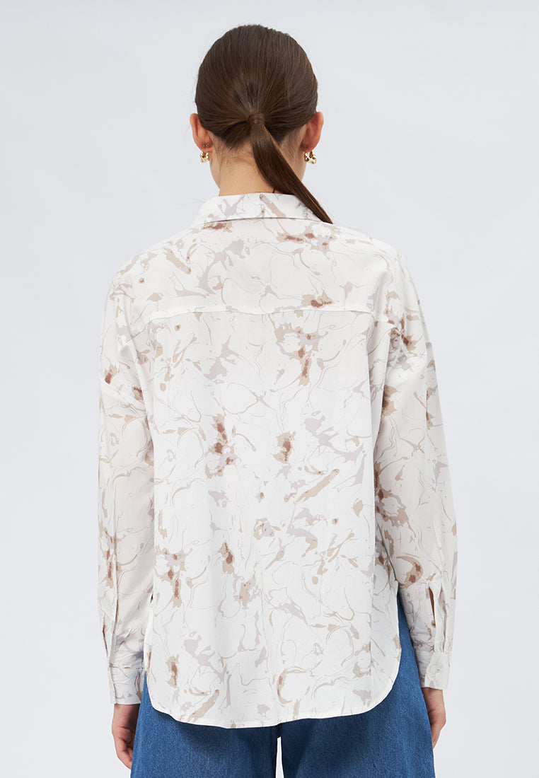 Long Sleeve Printed Shirt