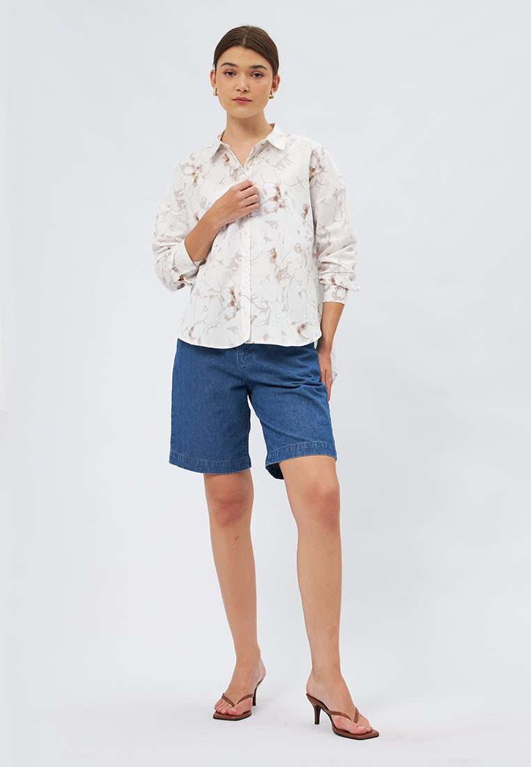 Long Sleeve Printed Shirt
