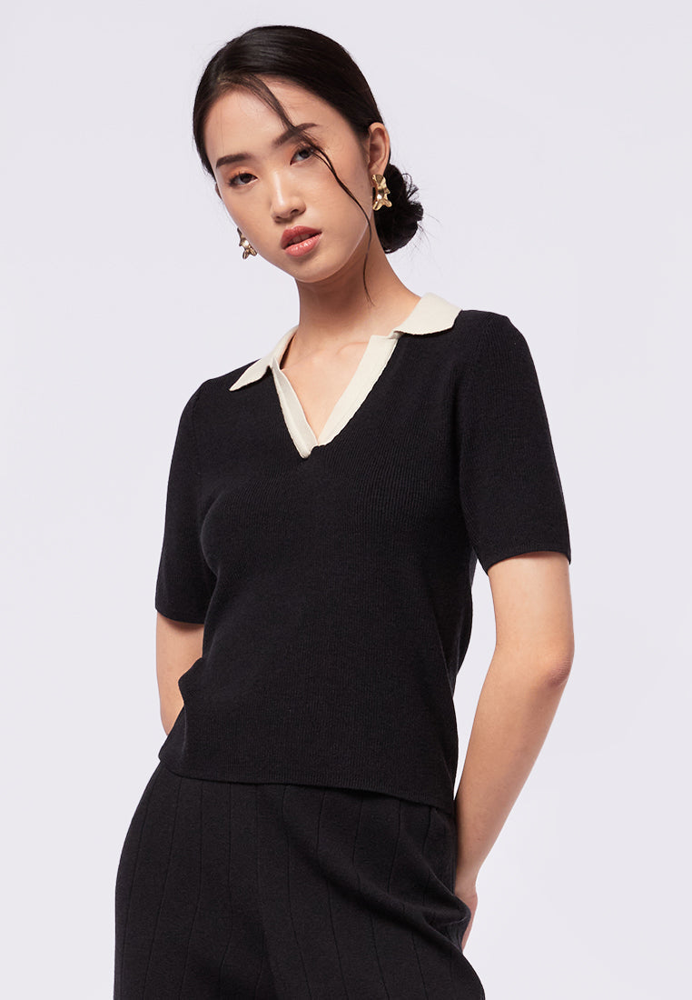 Short Sleeve Polo Top