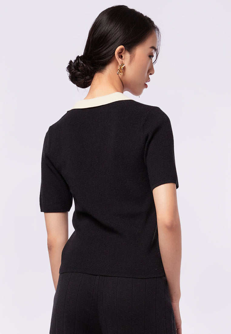 Short Sleeve Polo Top