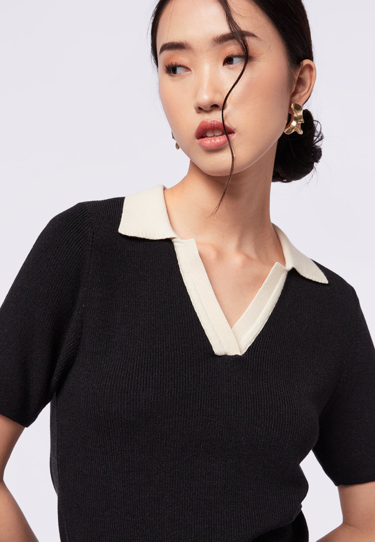 Short Sleeve Polo Top