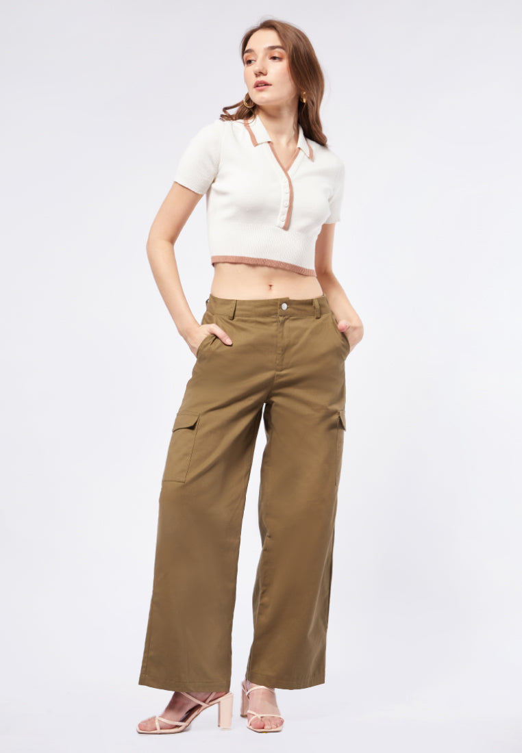Polo Crop Top