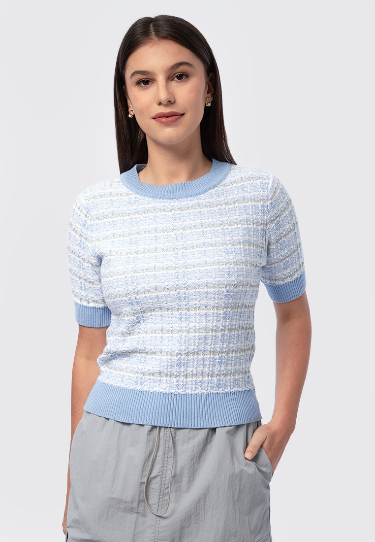 Short Sleeve Knit Top