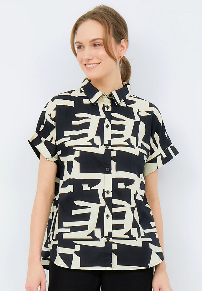 Printed Loose Blouse
