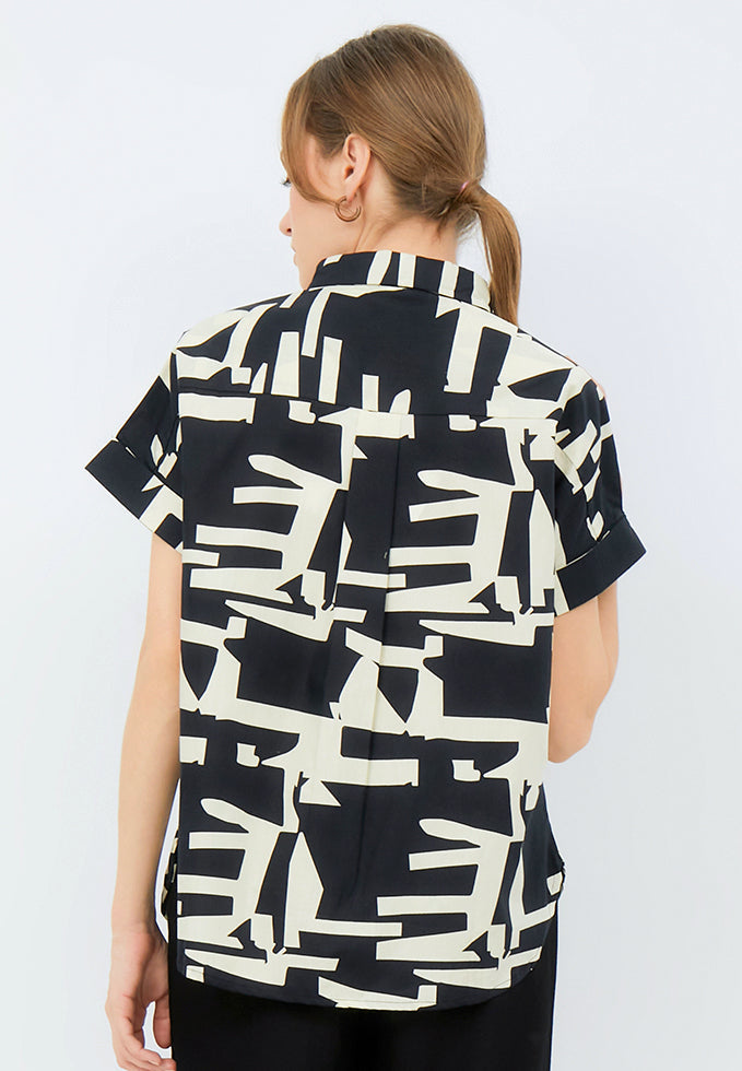 Printed Loose Blouse