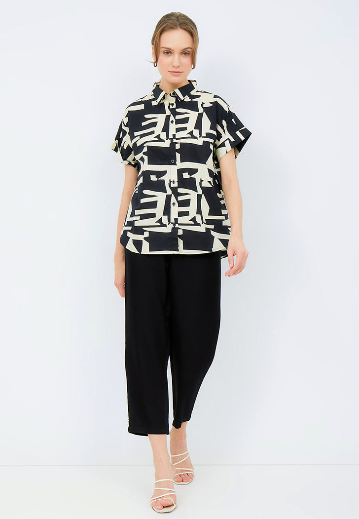 Printed Loose Blouse