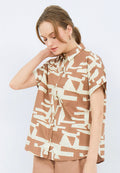 Printed Loose Blouse