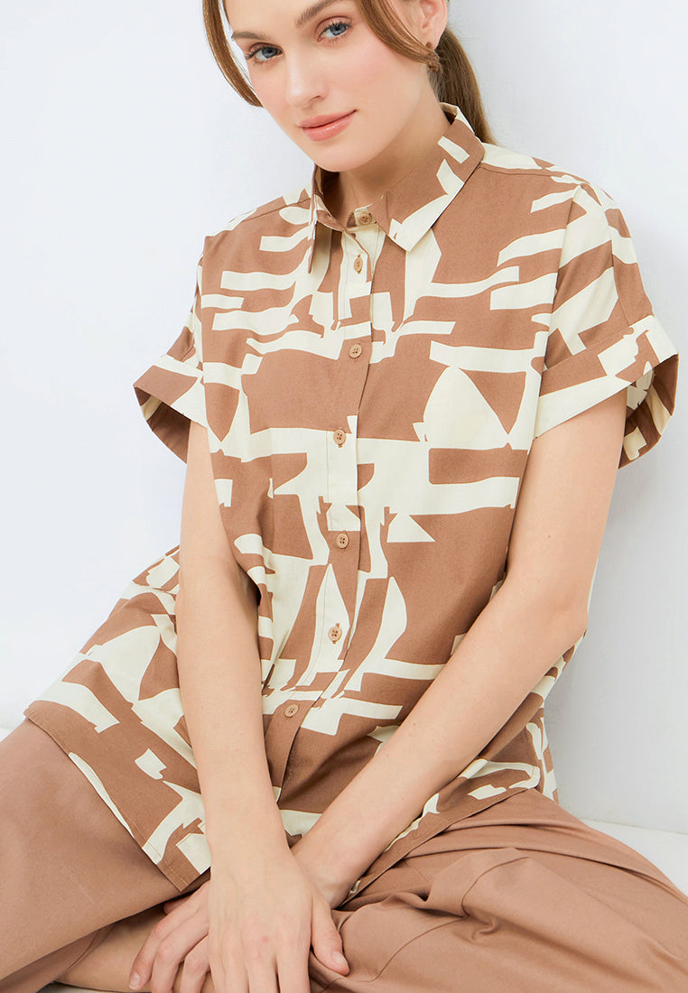 Printed Loose Blouse