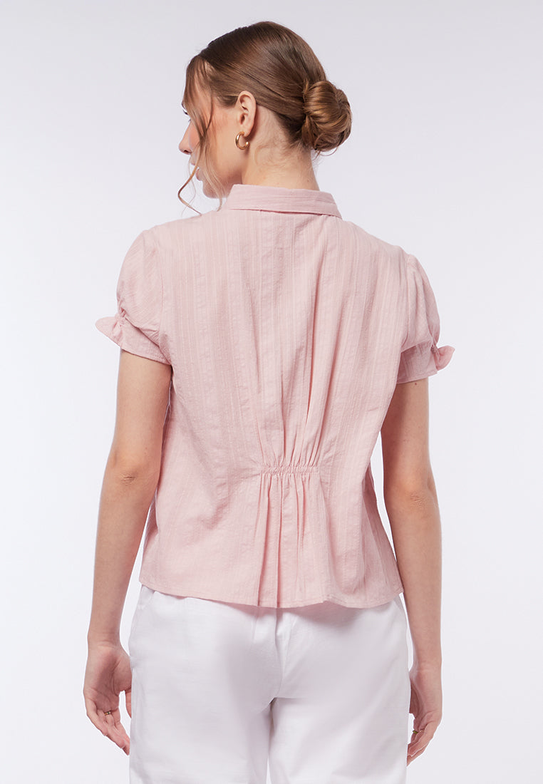Ruffled Sleeve Blouse