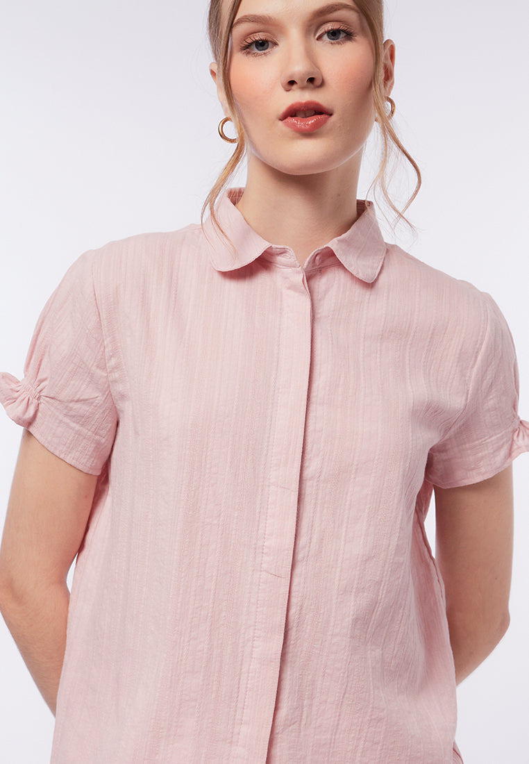 Ruffled Sleeve Blouse