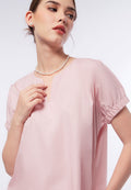 V-Neck Short Sleeve Blouse