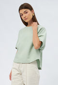 Short Sleeve Loose Blouse